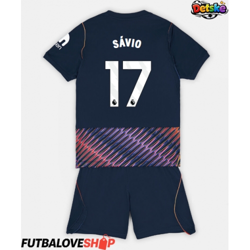 Dres Tottenham Hotspur Savio #17 Preč pre deti 2026-27 Krátky Rukáv (+ trenírky)